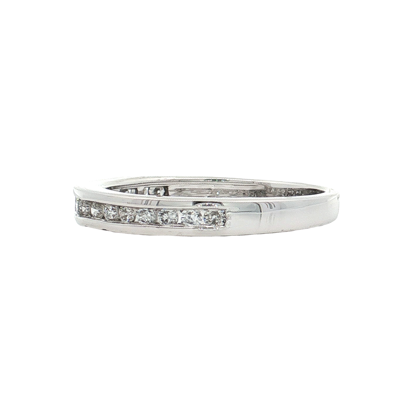 White Gold Diamond Wedding Band