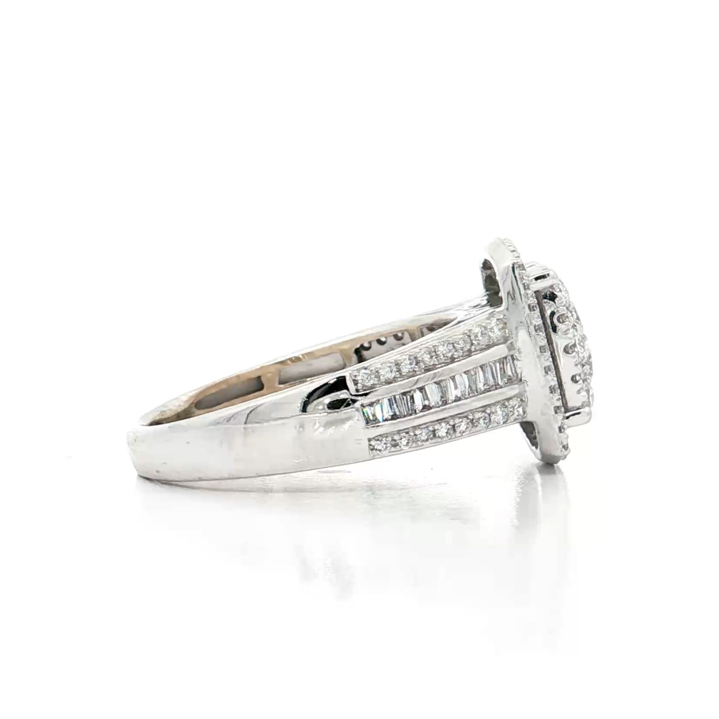White Gold Diamond Bridal Ring