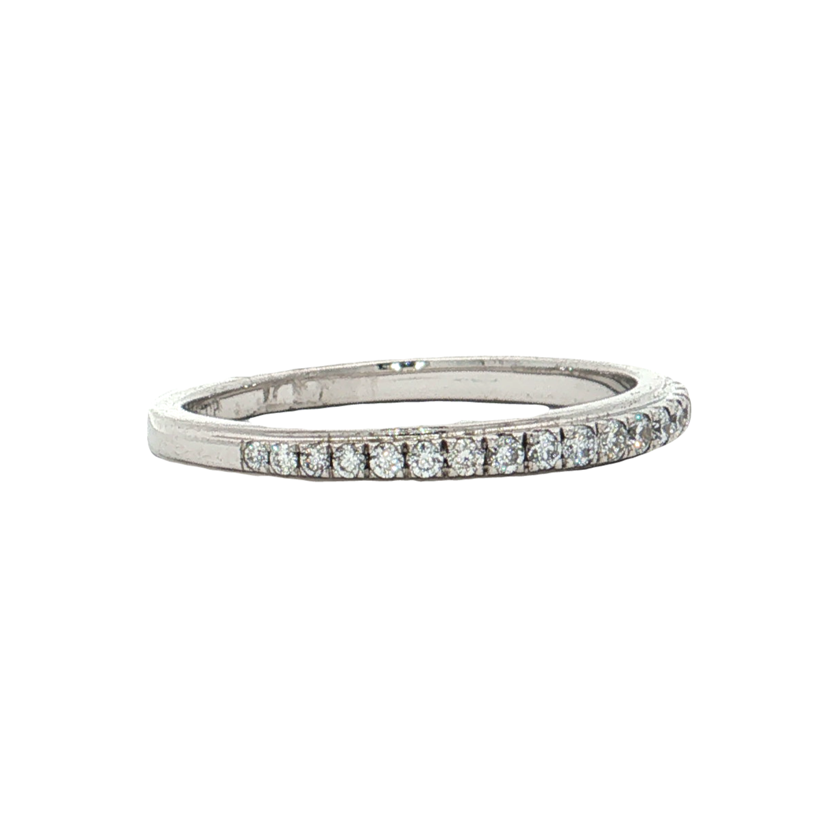 White Gold Lab-Diamond Band