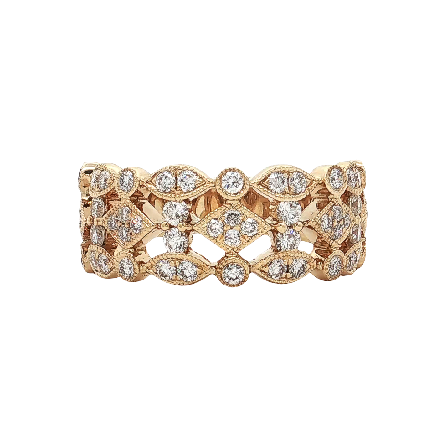 Yellow Gold Diamond Fashion Ring