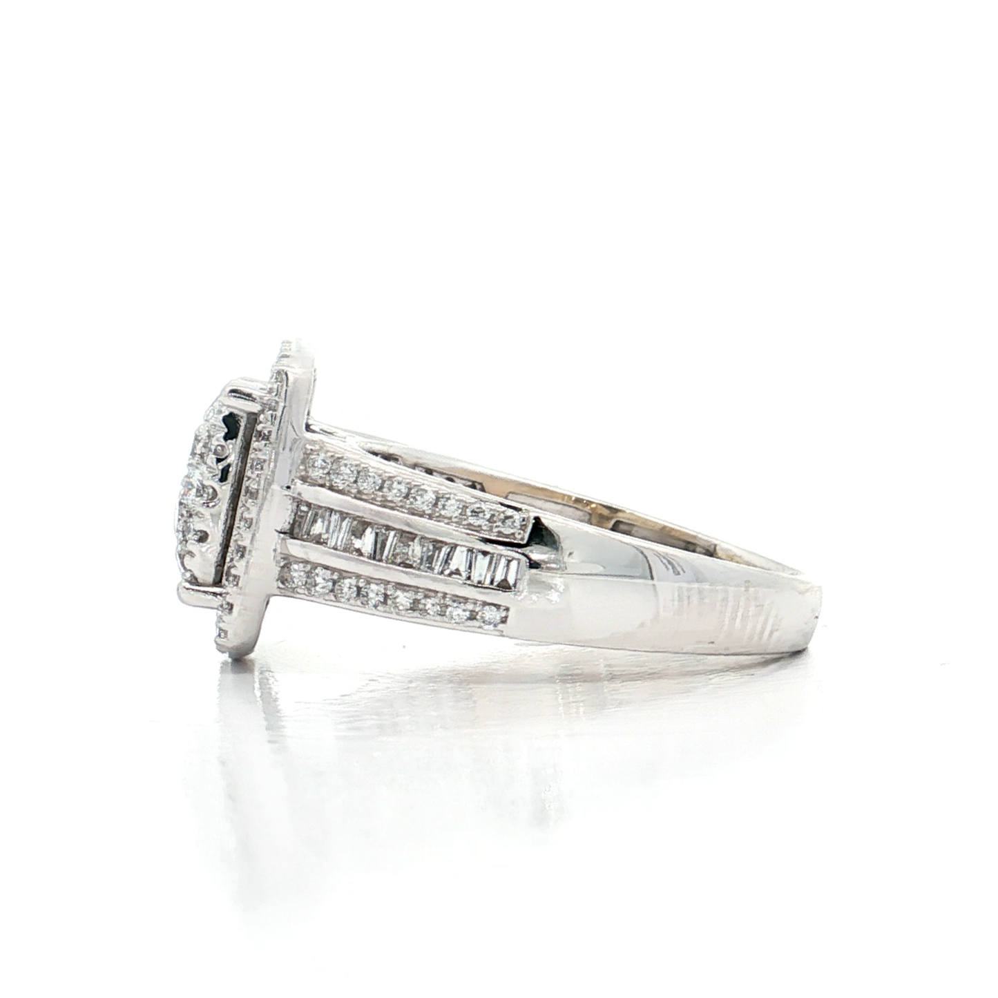 White Gold Diamond Bridal Ring