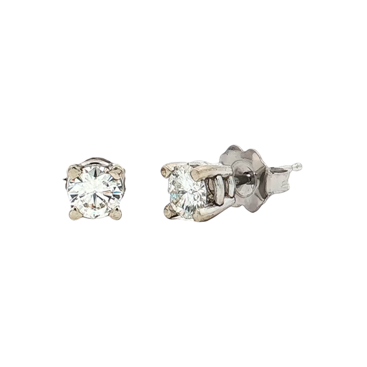 White Gold Diamond Studs