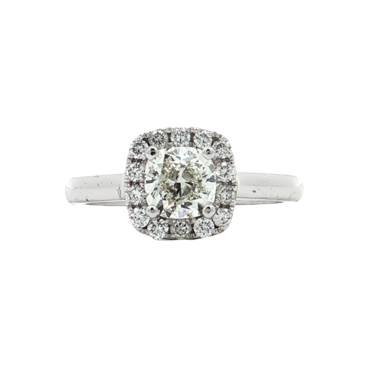 White Gold diamond Bridal Ring
