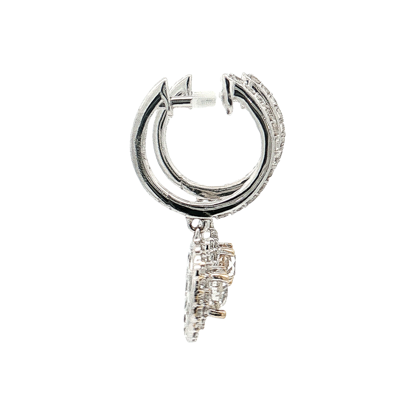 White Gold Diamond Earrings