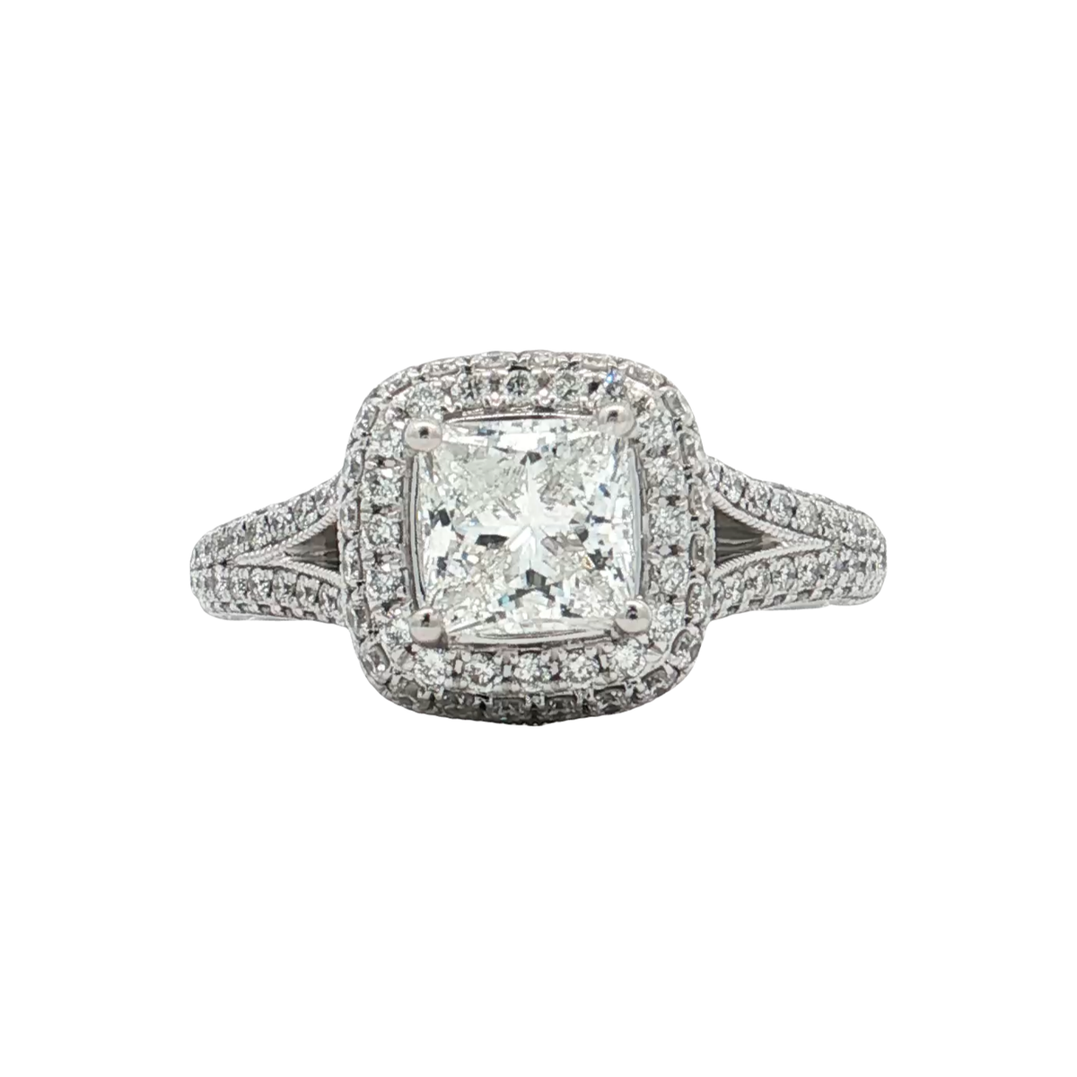 White Gold Diamond Bridal Ring