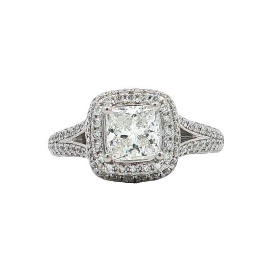 White Gold Diamond Bridal Ring