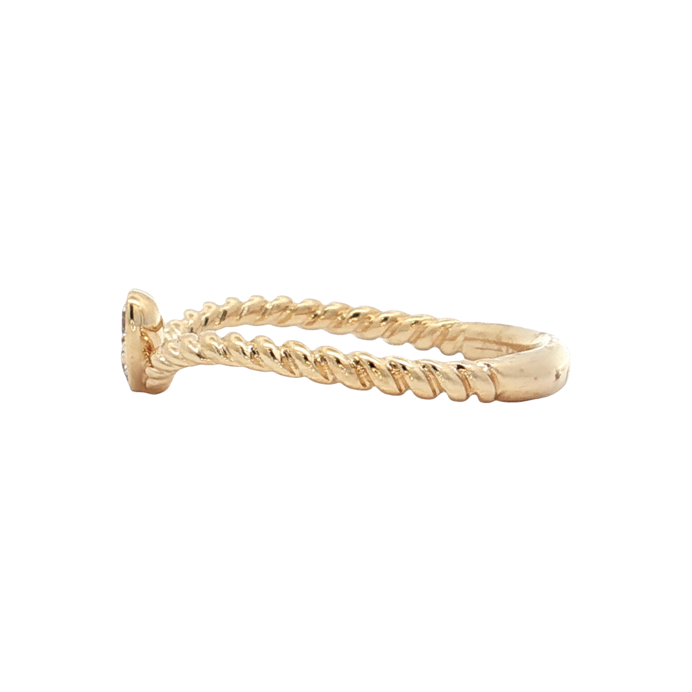 Yellow Gold Diamond Fashion Ring