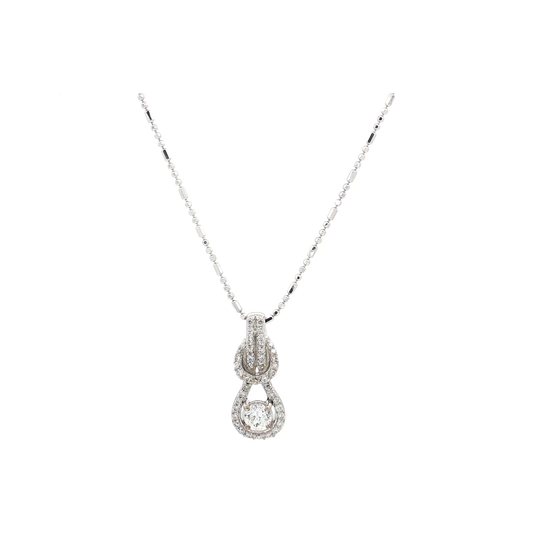 White Gold Diamond Pendant