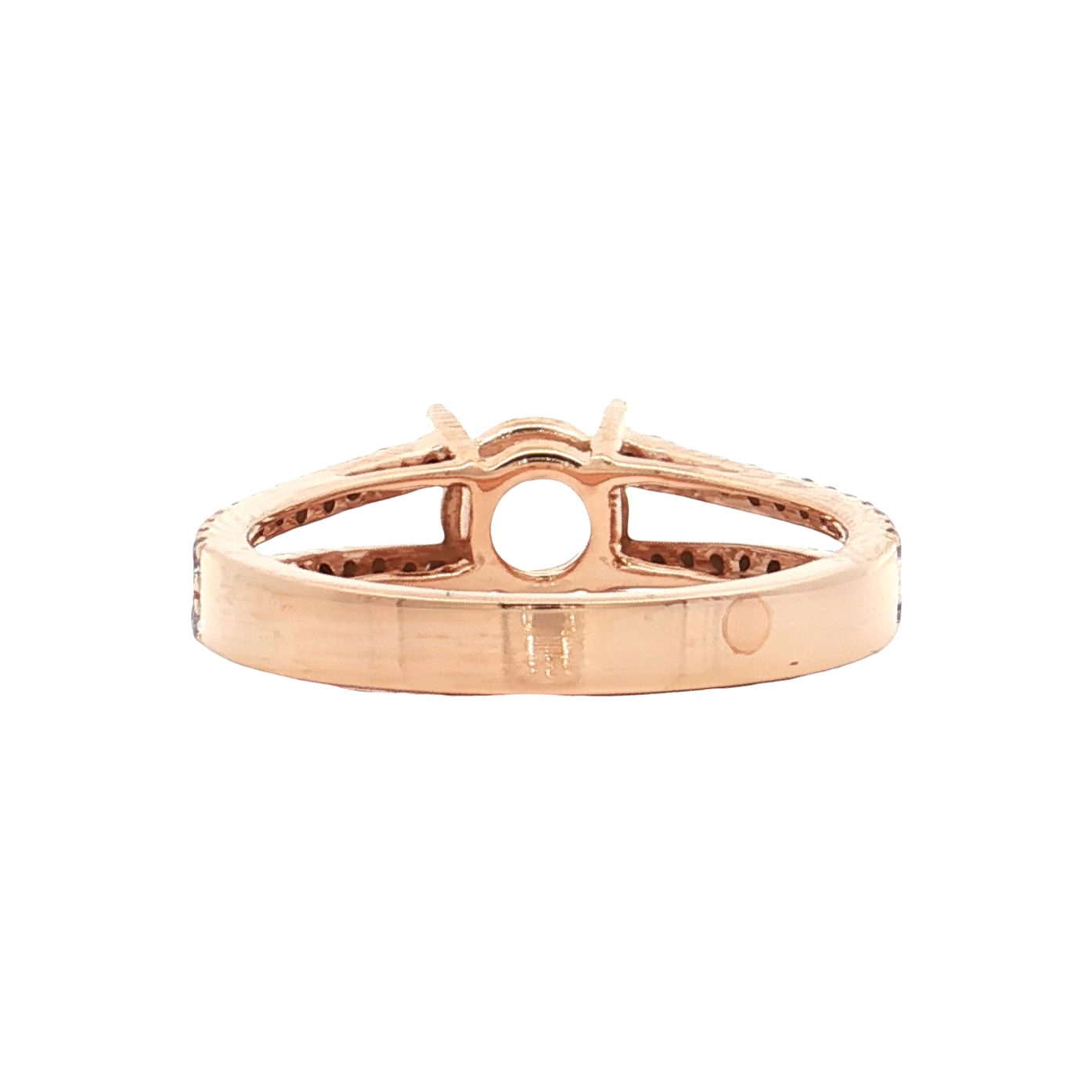 Rose Gold Diamond Bridal Setting