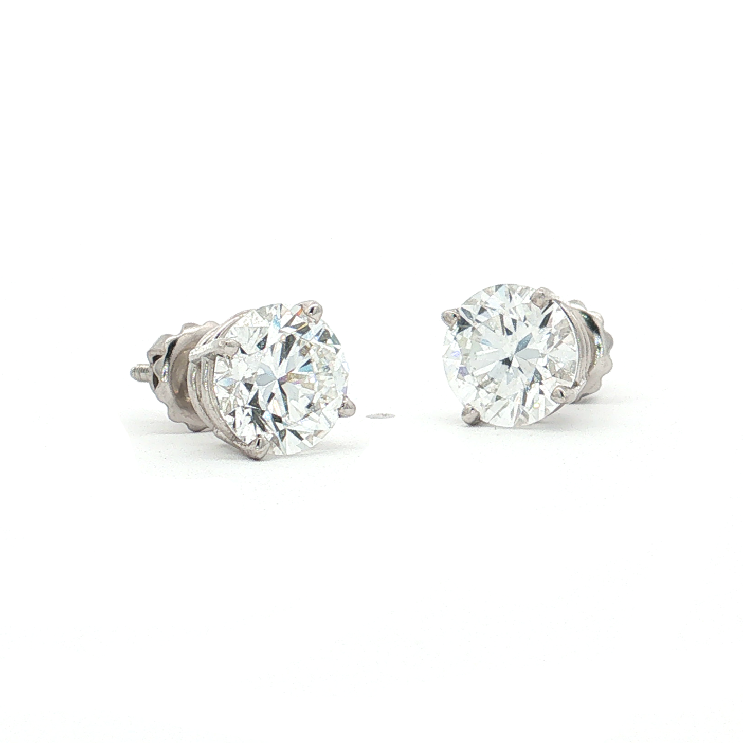 White Gold Lab-Diamond Studs