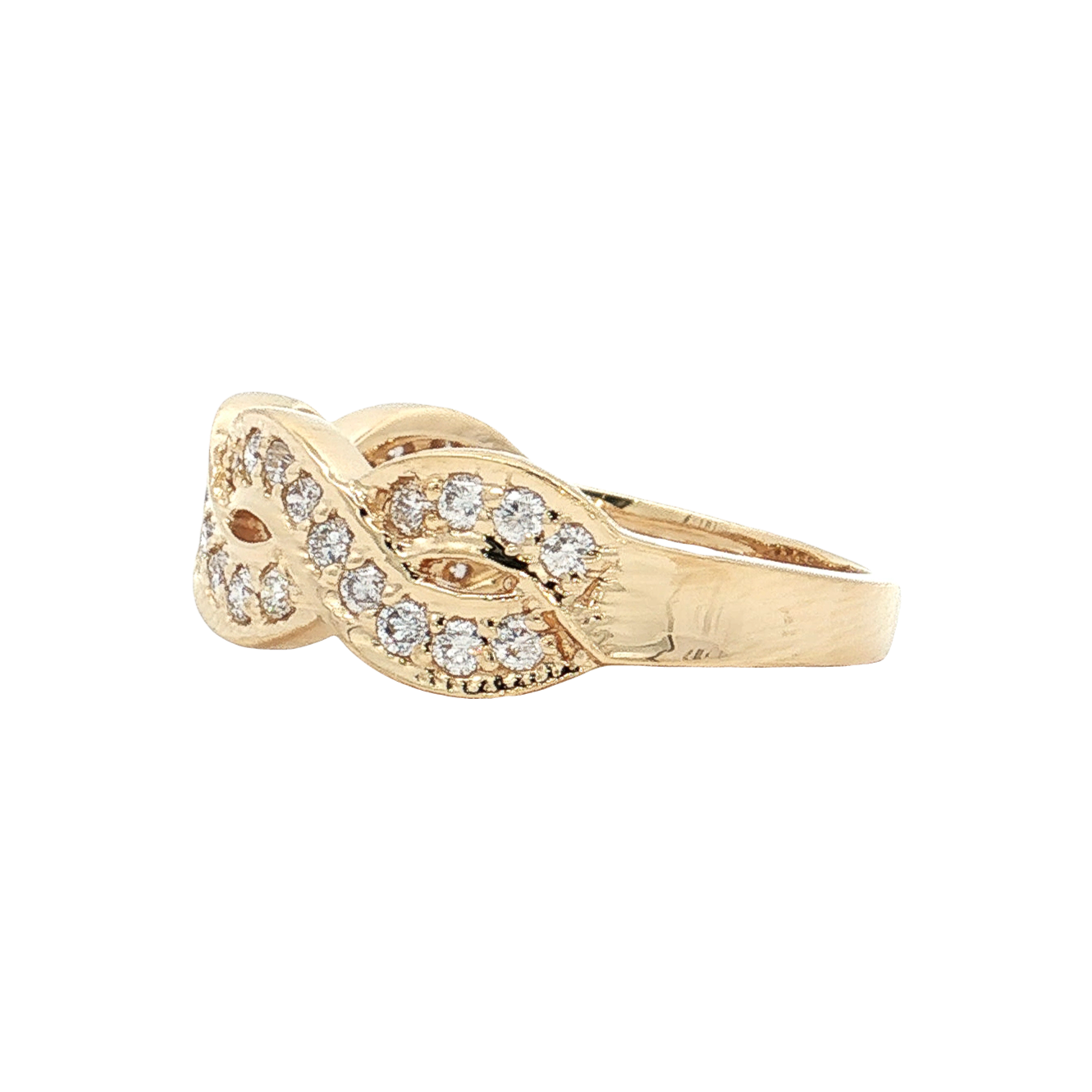 Yellow Gold Diamond Fashion Ring