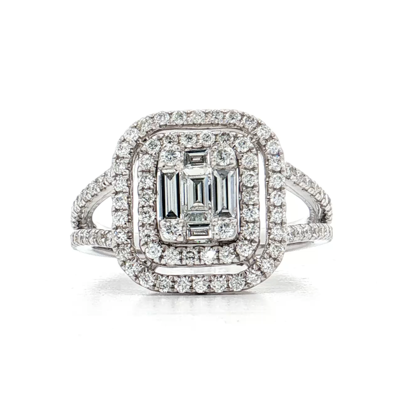 White Gold Diamond Bridal Ring