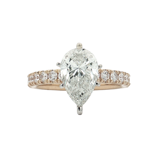 Yellow Gold Lab-Diamond Ring