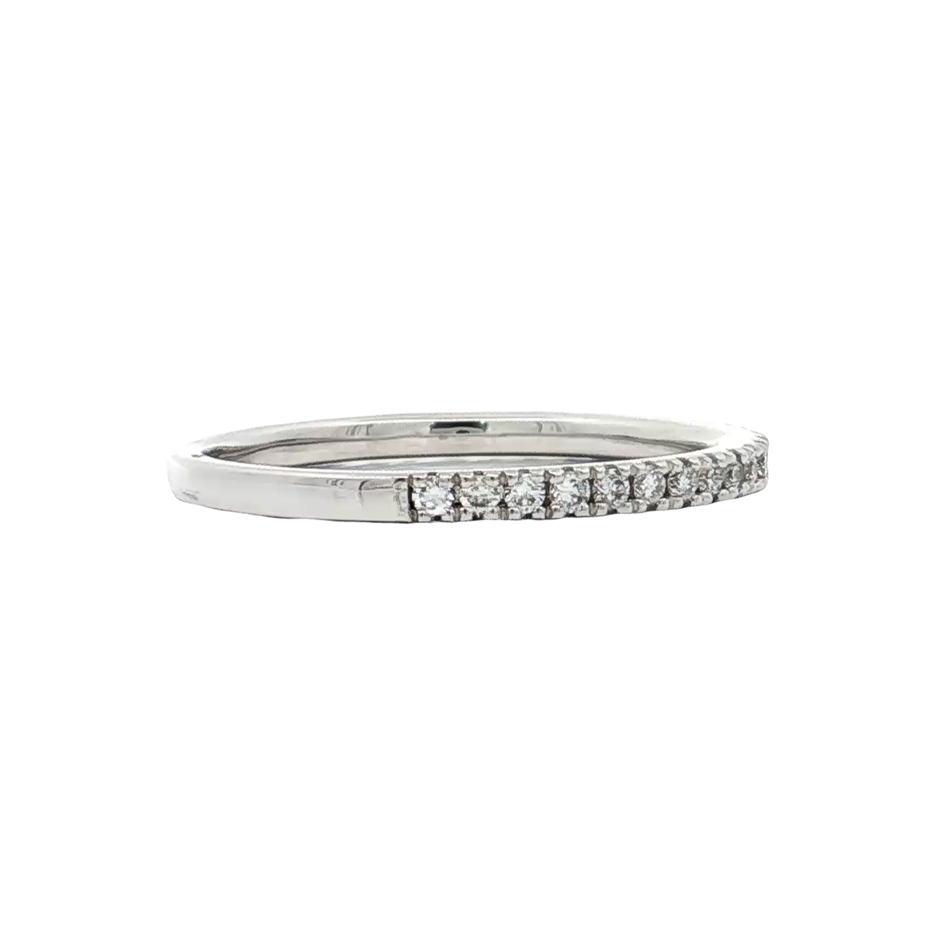 White Gold Diamond Wedding Band