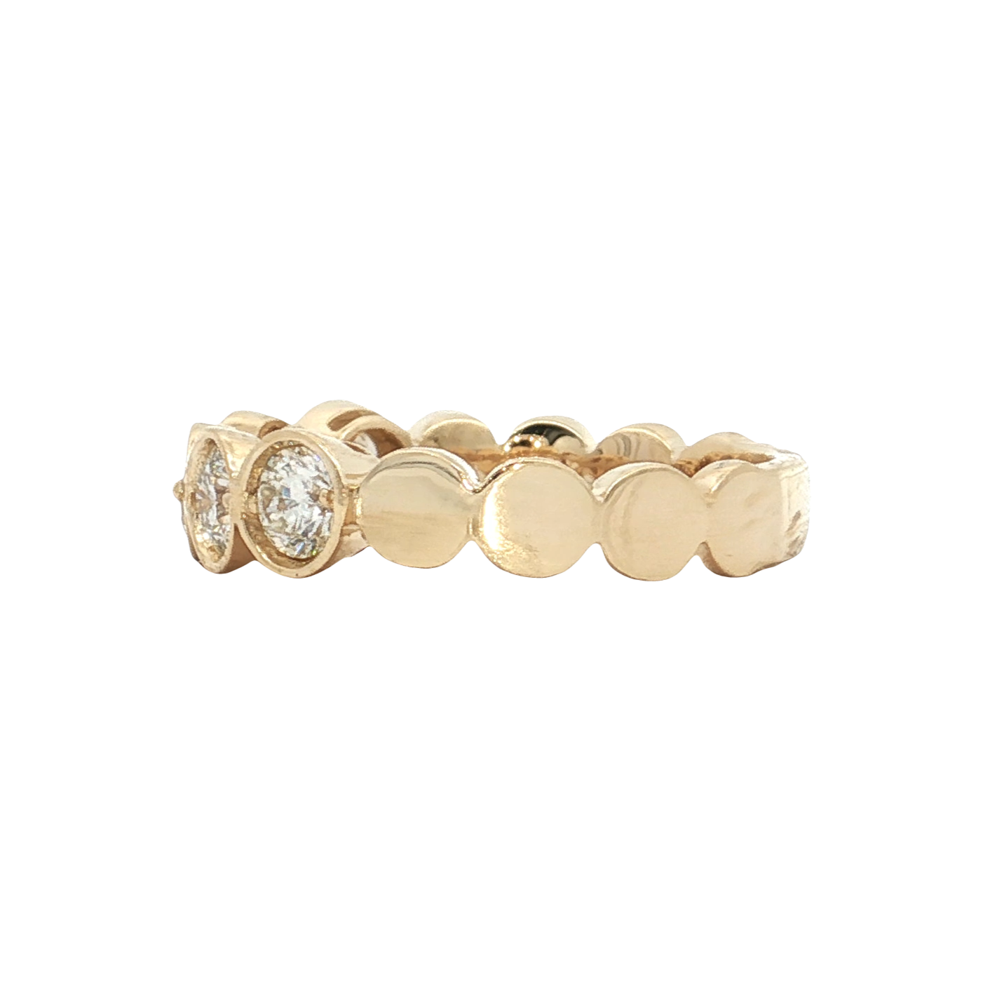 Yellow Gold Diamond Wedding Band