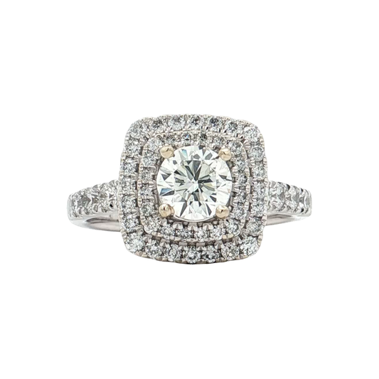 White Gold Diamond Bridal Ring