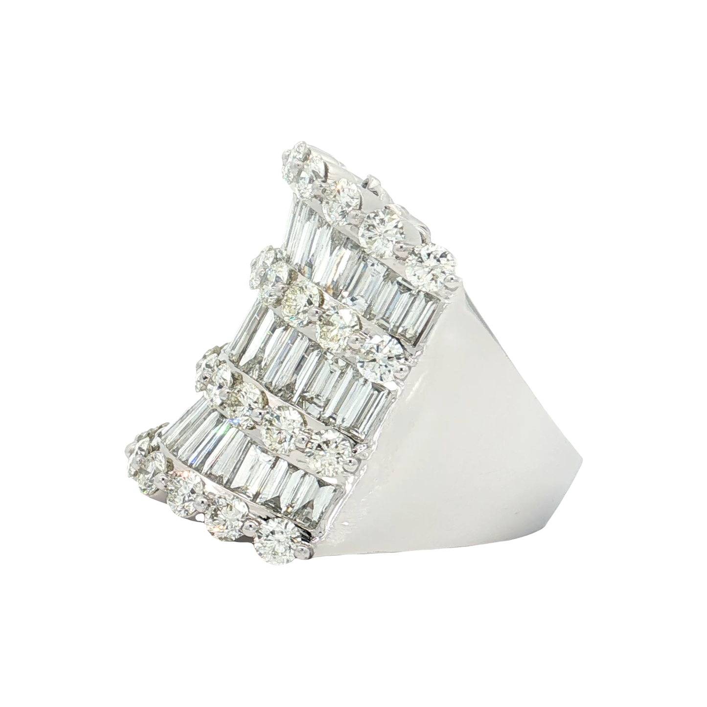 White Gold Diamond Fashion Ring
