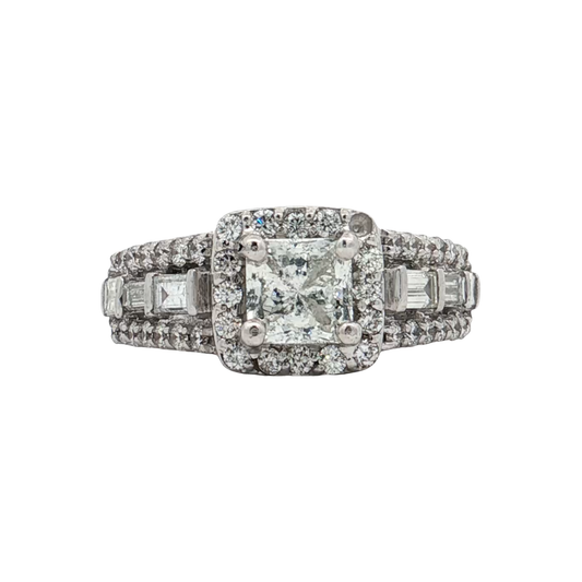 White Gold Diamond Bridal Ring