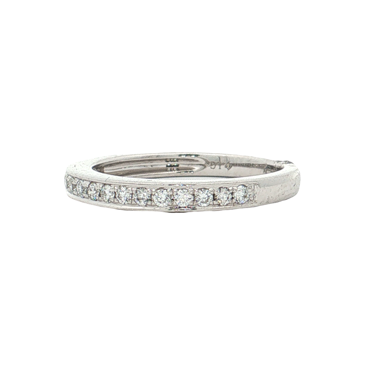 White Gold Lab-Diamond Band