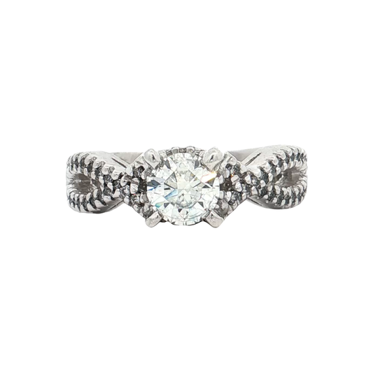 White Gold Diamond Bridal Ring