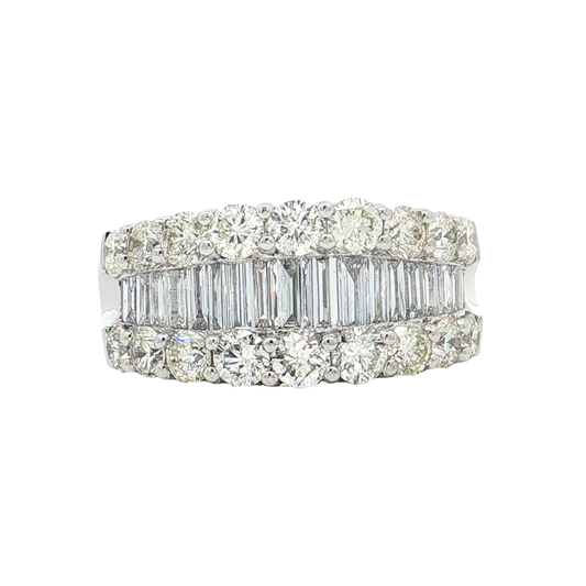 White Gold Diamond Fashion Ring