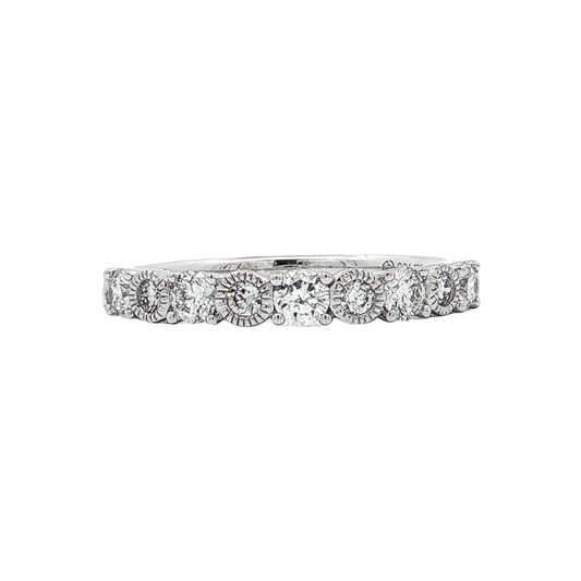 White gold Diamond Wedding Band