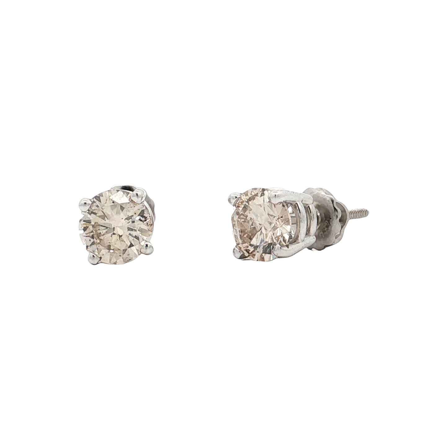 White Gold Diamond Studs