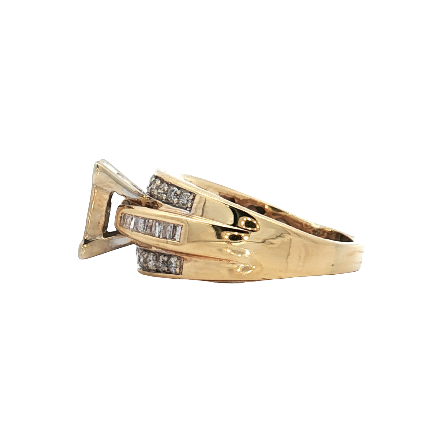 Yellow Gold Diamond Bridal Ring