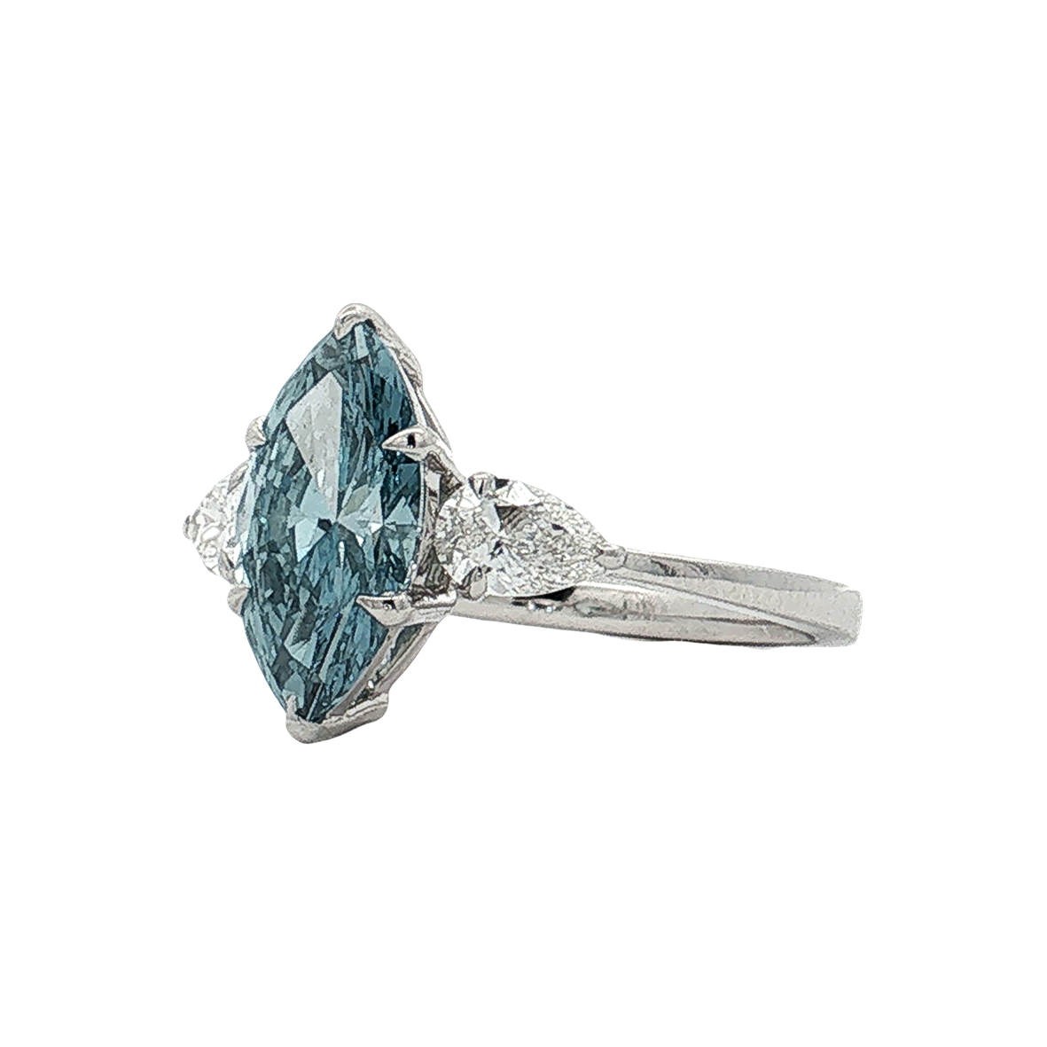 White Gold Lab-Diamond Ring