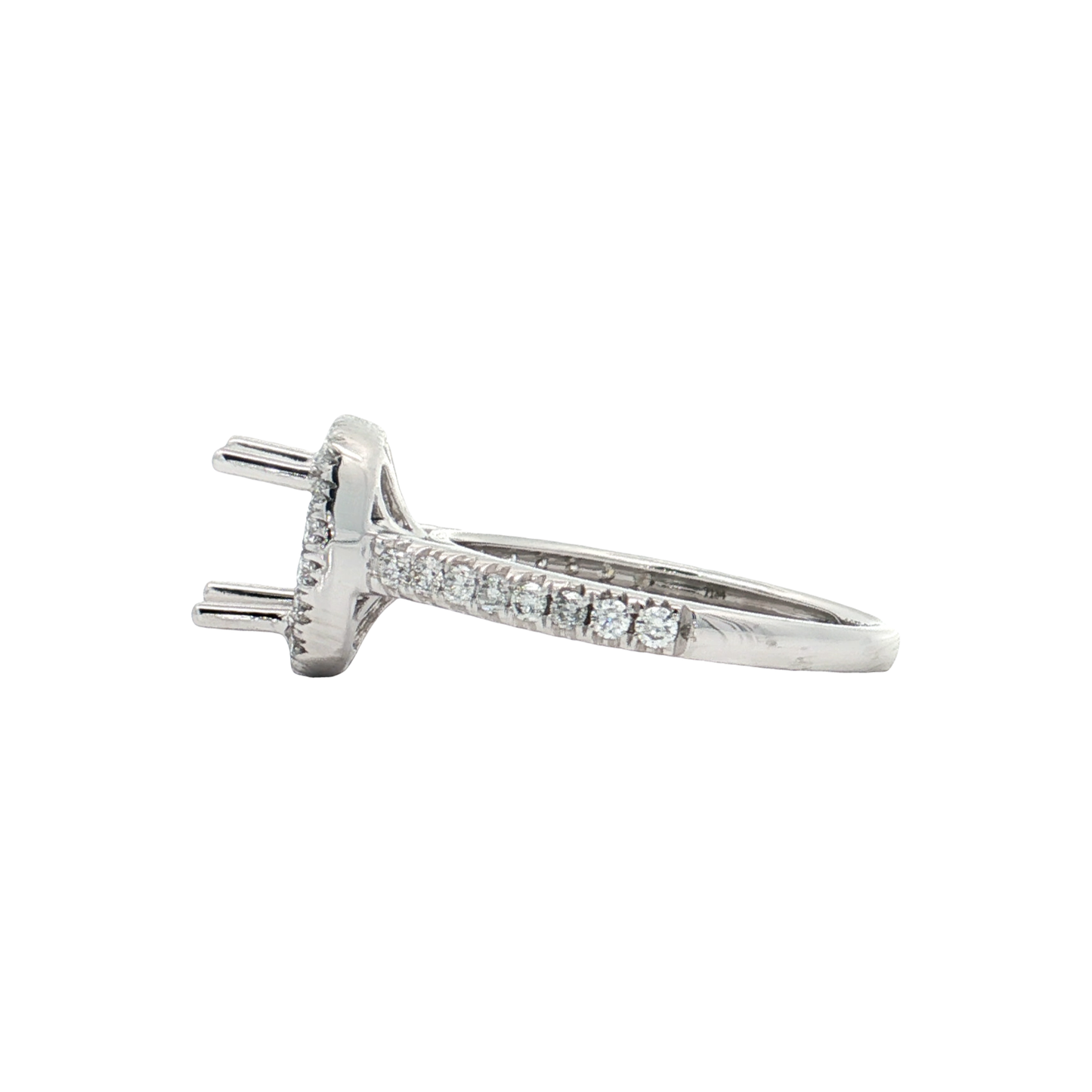 White Gold Diamond Bridal Setting