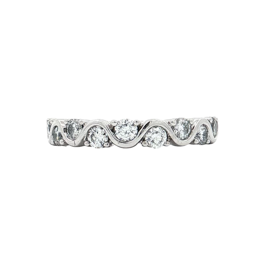 White Gold Diamond Wedding Band
