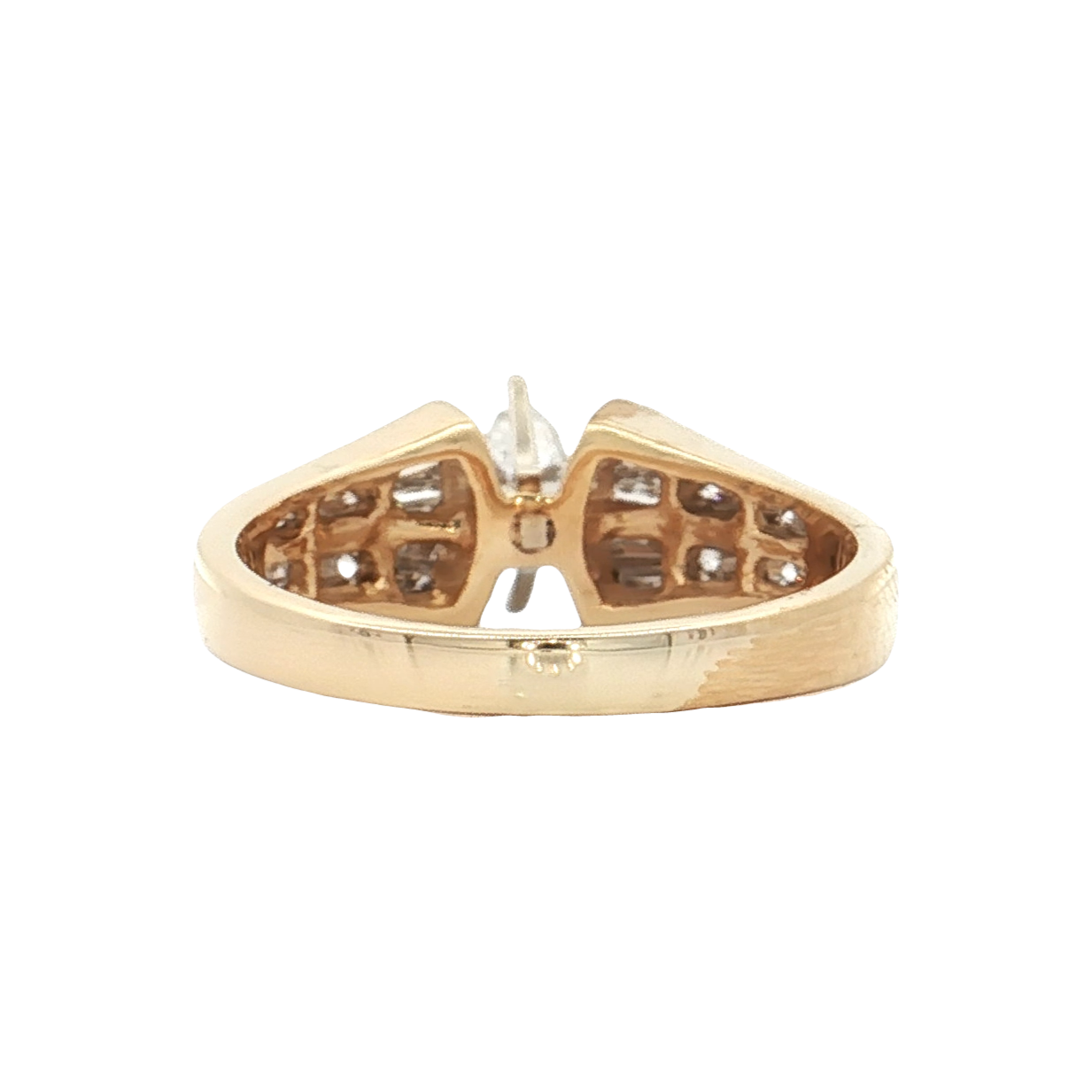 Yellow Gold Diamond Bridal Ring