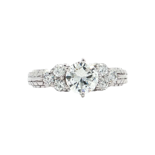 White Gold Diamond Bridal Ring