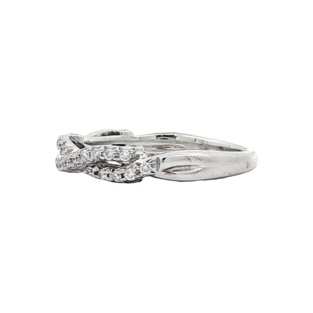 White Gold Diamond Wedding Band