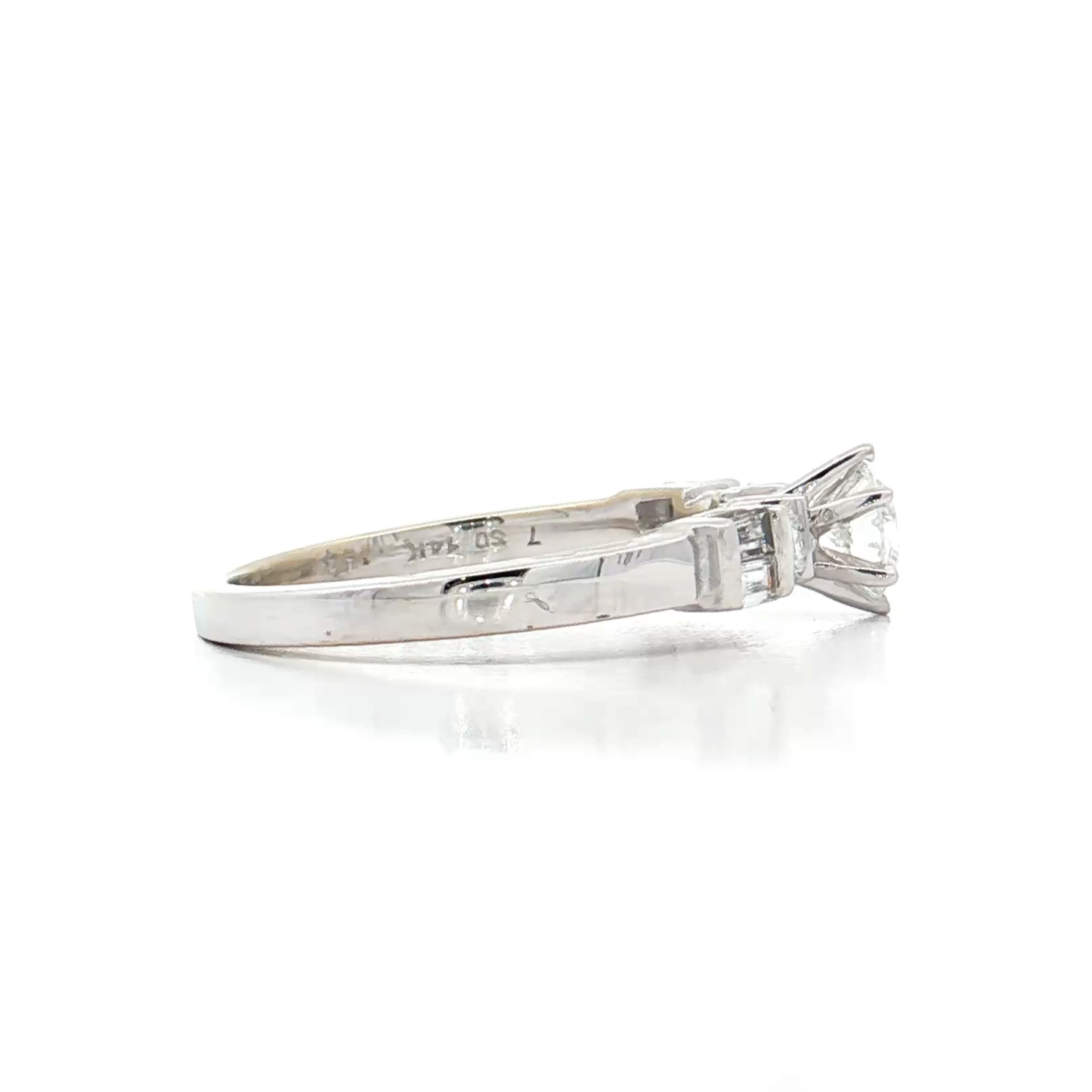 White Gold Diamond Bridal Ring