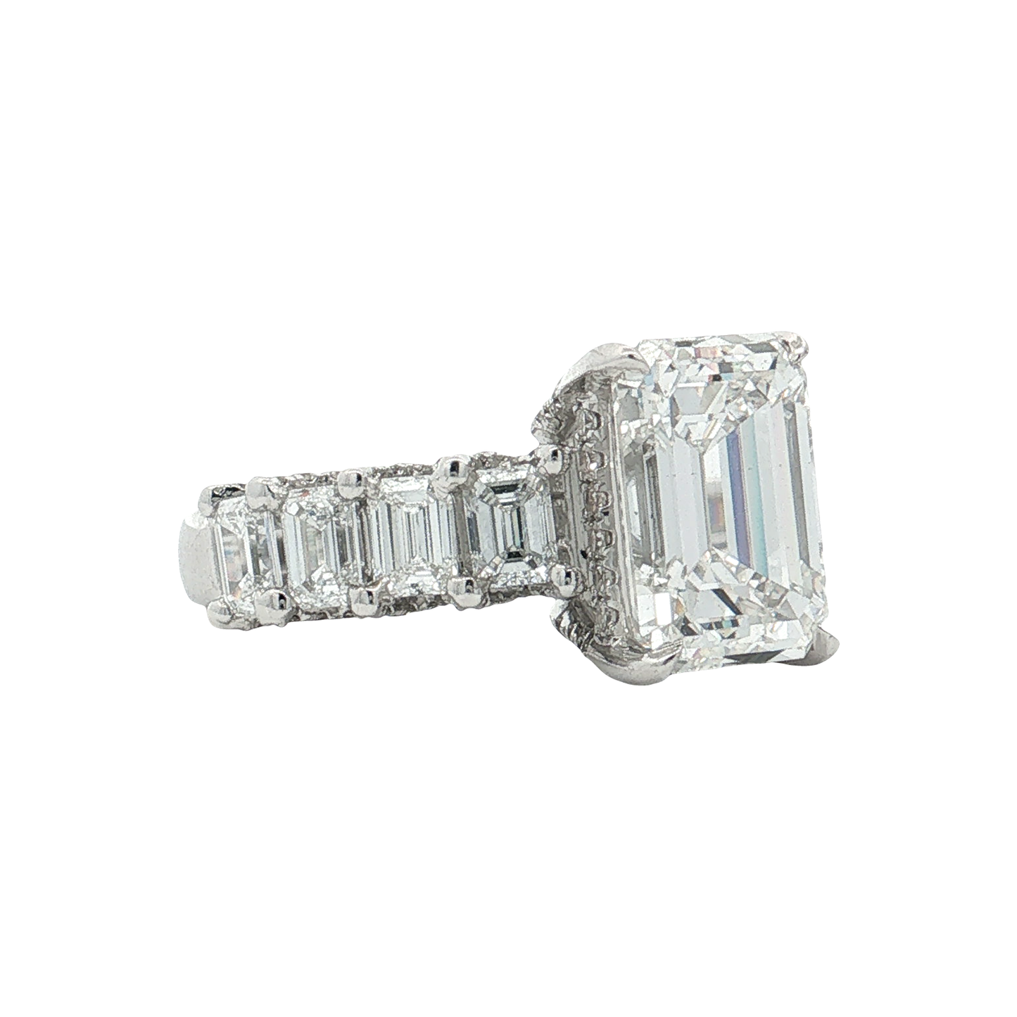 White Gold Lab-Diamond Ring