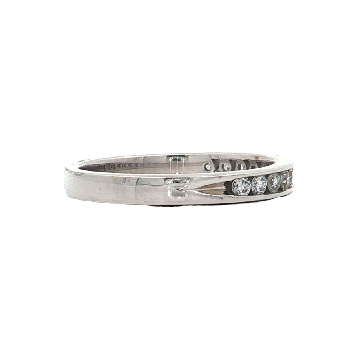 White Gold Diamond Wedding Band