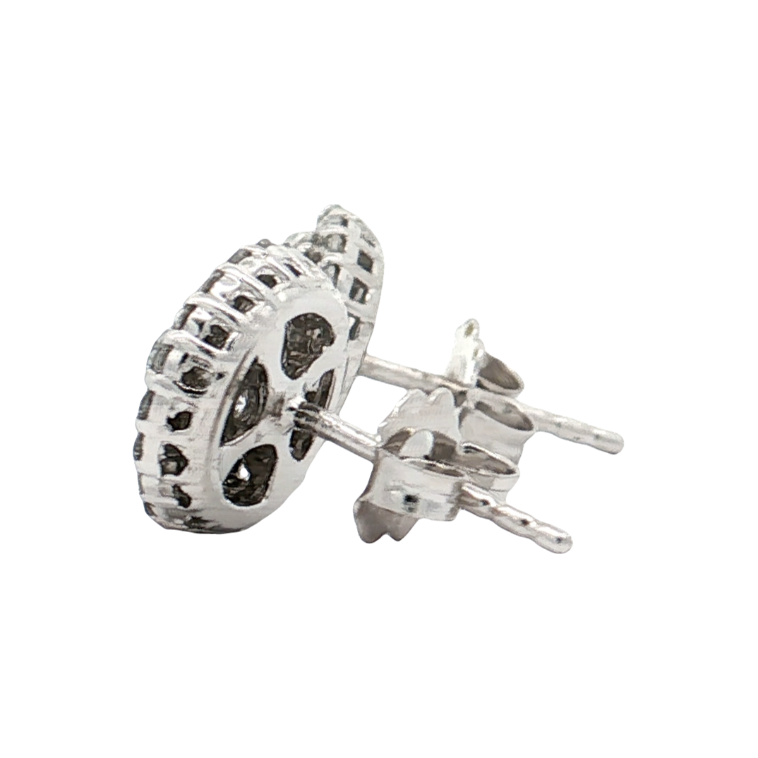 White Gold Diamond Studs