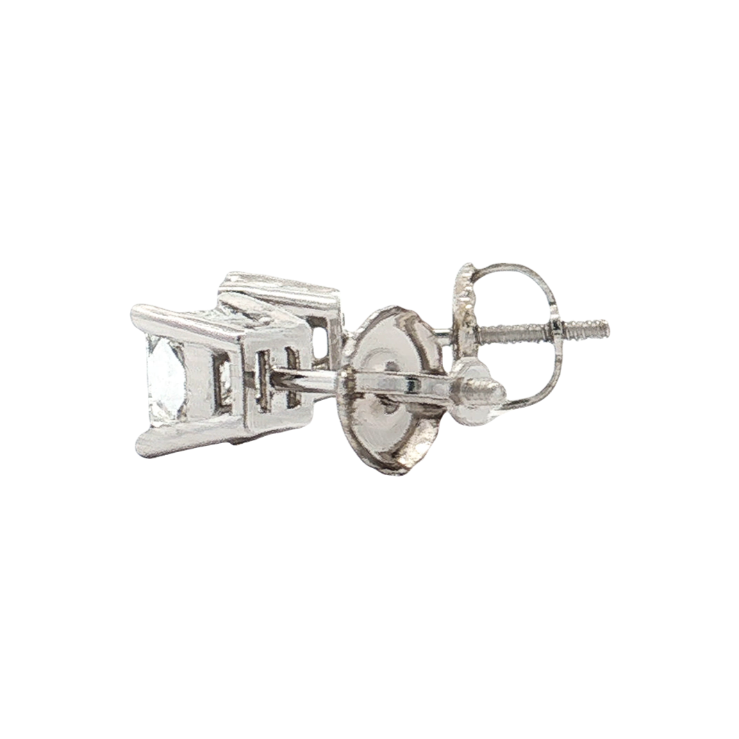 White Gold Diamond Studs