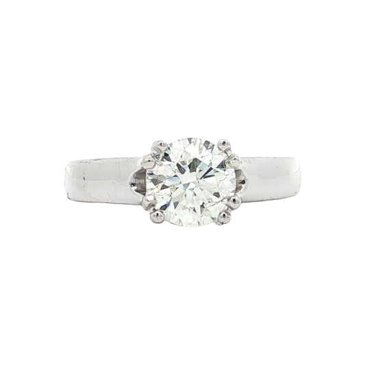 White Gold Diamond Bridal Ring