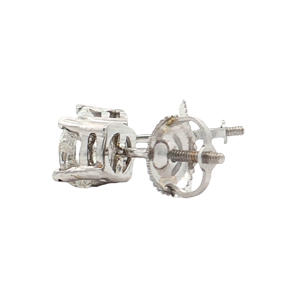White Gold Diamond Studs