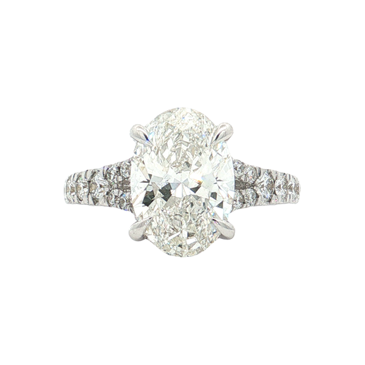 White Gold Lab-Diamond Ring