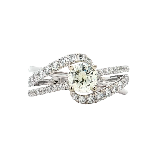 White Gold Diamond Bridal Ring