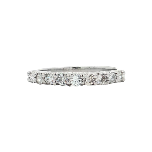 White Gold Diamond Wedding Band