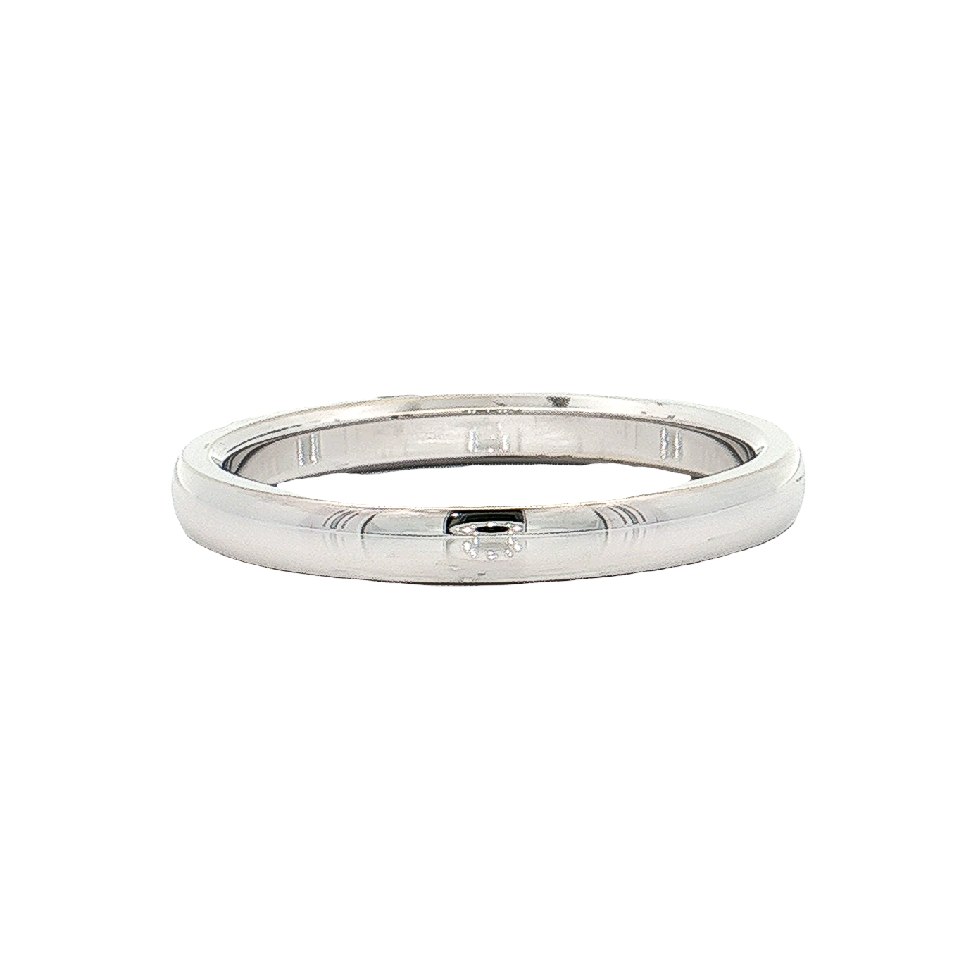 White Gold Ruby & Diamond Band