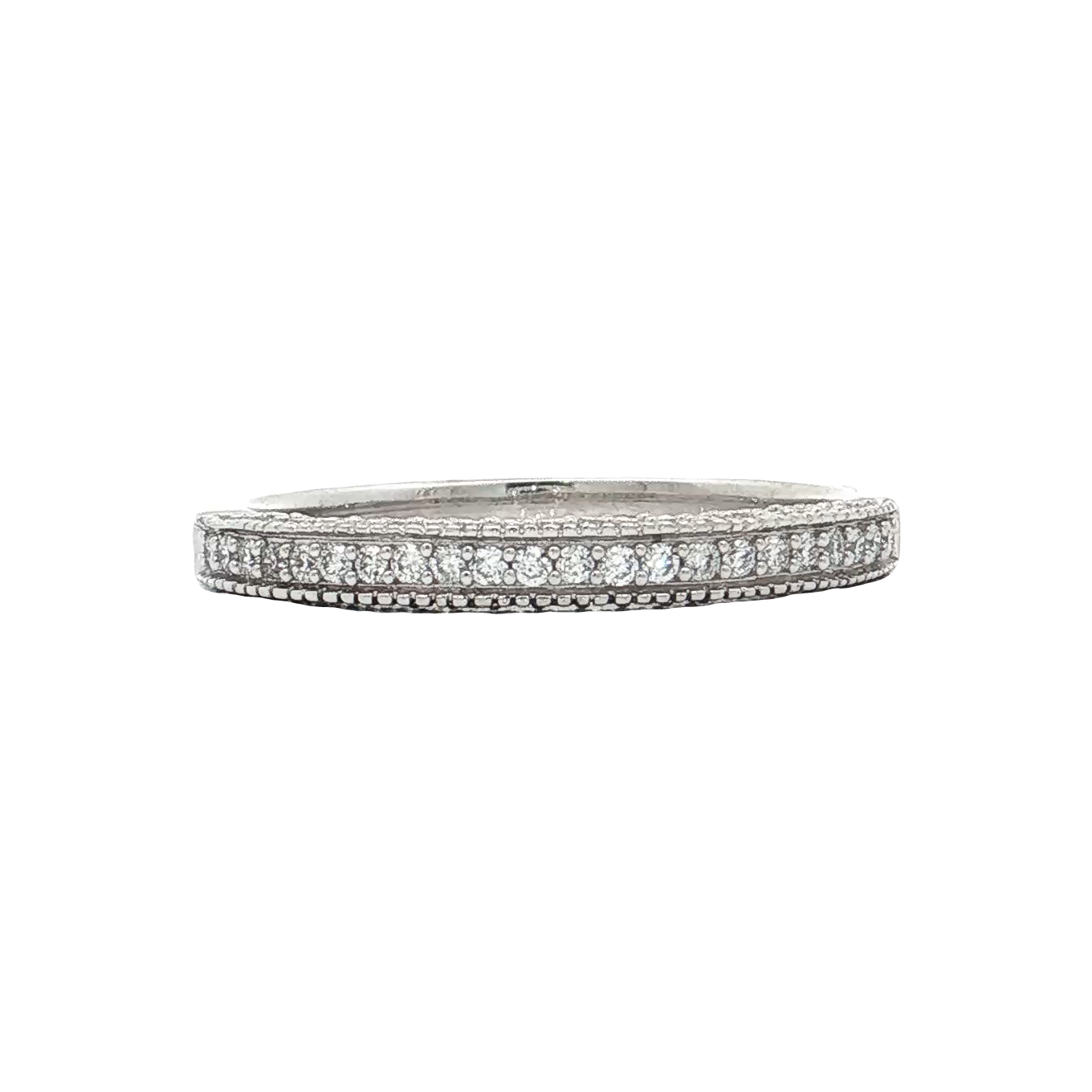 White Gold Diamond Wedding Band