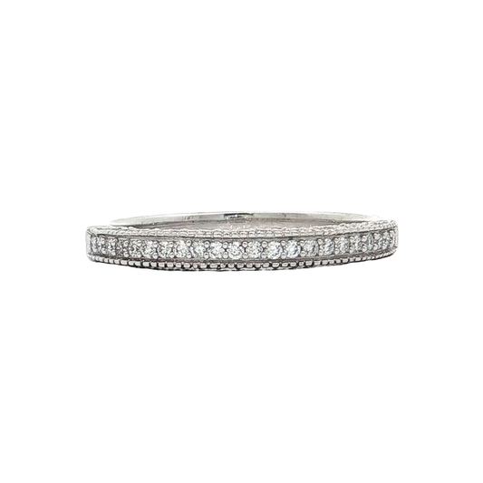 White Gold Diamond Wedding Band