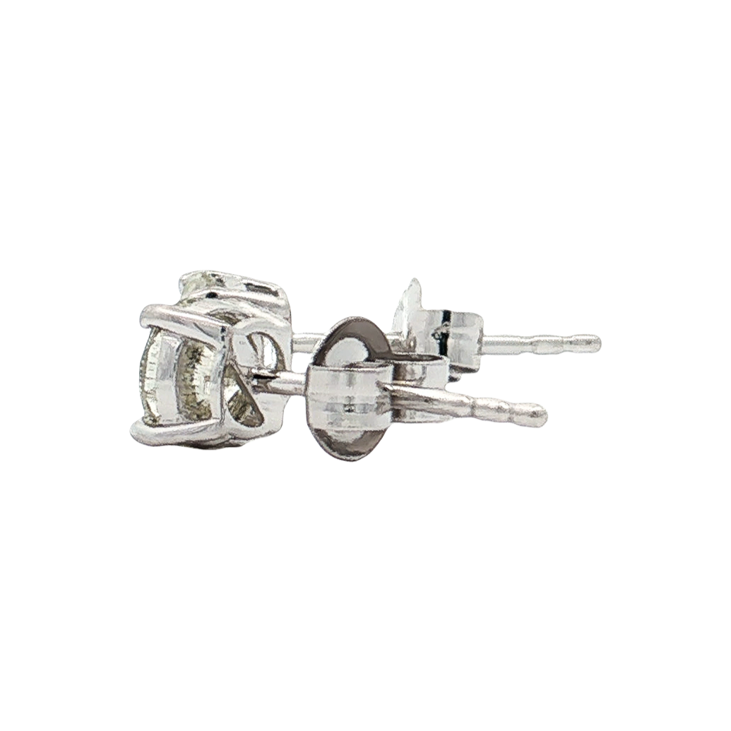 White Gold Diamond Studs