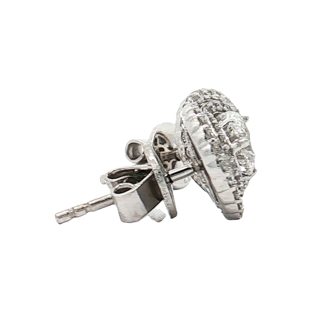White Gold Diamond Studs