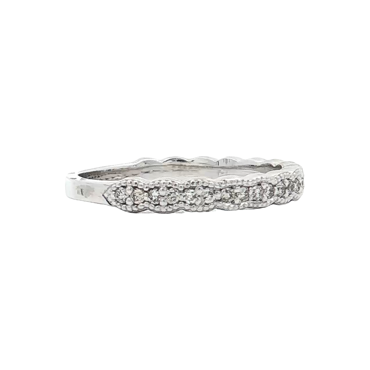 White Gold Diamond Wedding Band